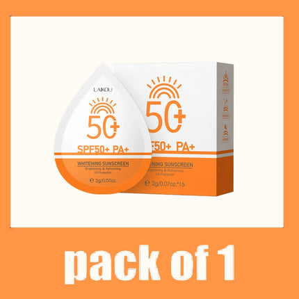Sunscreen Travel Size Waterproof Sweatproof SPF50+ PA+ Facial Sunscreens For Face Beach Sun Screen Protector