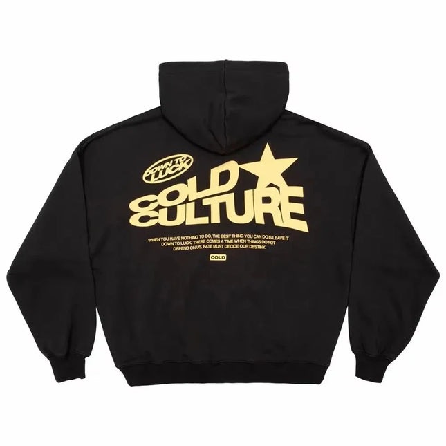 2025 New Classic Casual Fall School Start Harajuku Hip Gothic Letter Pattern 2D Print Loose Hooded Sweatshirt for Men and Women
