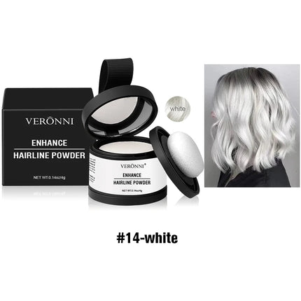 VERONNI Hairline Powder Hairline Shadow Powder Makeup Hair Concealer Forehead Filling Natural Cover Unisex Hair Loss Product