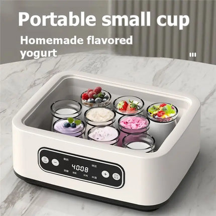 A69X-Smart Timer Automatic Shut-Off 1.6L Large For Home Use Yogurt Maker Machine With Temperature Control UK Plug