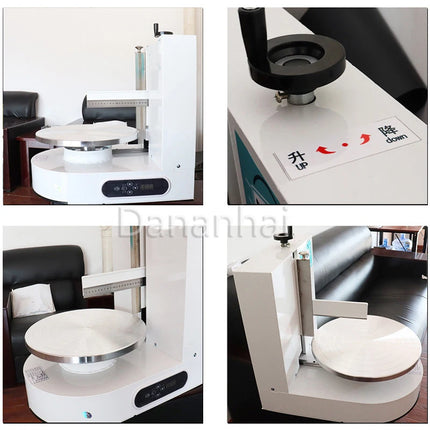 Automatic Cake Cream Spreading Machine Smooth Decoration Rotating Jam Spreader for Baking Accessories