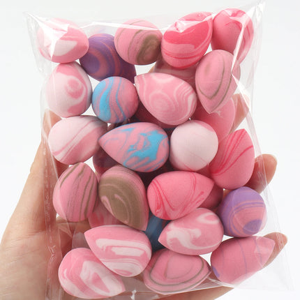 10/20/30/50/100Pcs Mini Makeup Sponge Set, Dual-Use Wet/Dry Beauty & Blenders for All Skin Types