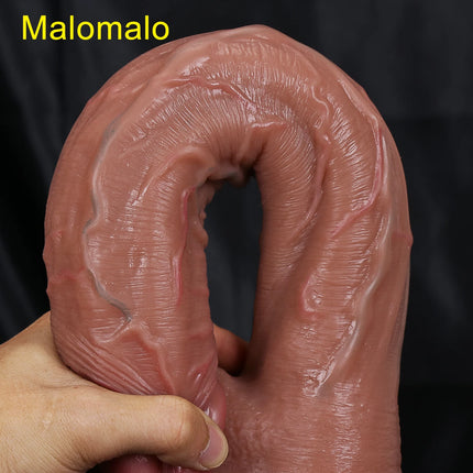 3Colors Fake Thick Penis Realistic Soft Double Silicone Big Dildo Vaginal Masturbation Suction Cup Cock Woman Man Anal Sex Toy