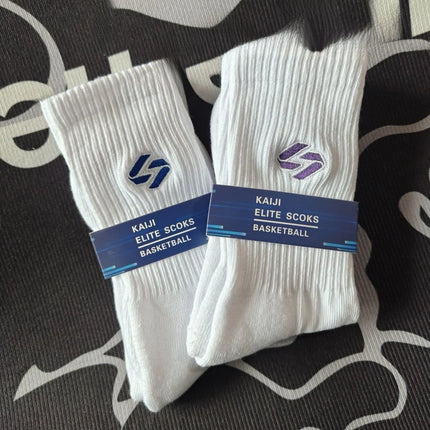 New Lakers Player Doncic Towel Bottom Socks Men's Sport Socks Quick Dry Anti-Slip Sweat Absorbent Mid-Calf Basketball Socks