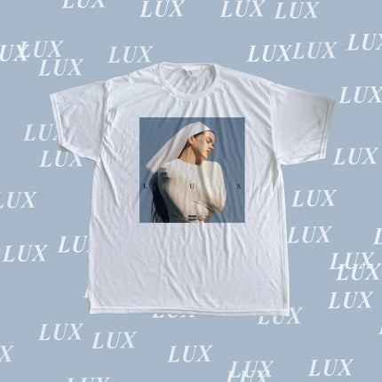 Rosalia Lux Graphic T Shirt Women Oversized Y2k Streetwear Hip Hop Short Sleeve Heavy Cotton High Quality Female Male Clothing