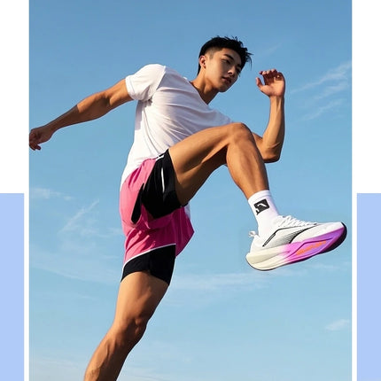 New Cushioning Running Shoes For Men Suitable Heavy Runners Lace Up Sports Women Non-slip Outdoor Athletic Male Sneakers