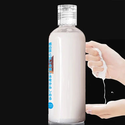 Simulated Imitation Semen Lubricant 200ml Water-soluble Milky White Brushed Imitation Love Liquid Room Fun Supplies
