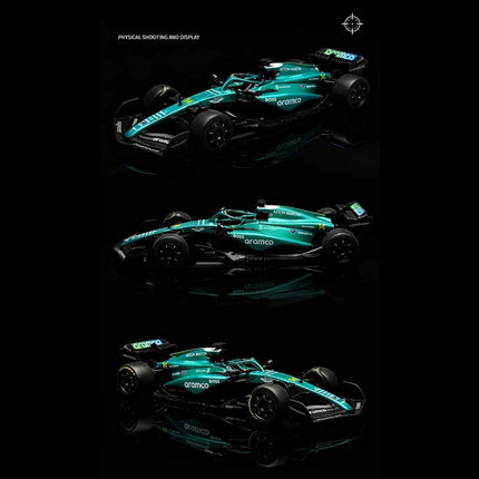 1:24 2024 F1 AMR24 #14 Fernando Alonso Racing Car Model Aramco Team Diecast Alloy Car Model Collectible Gift Toy