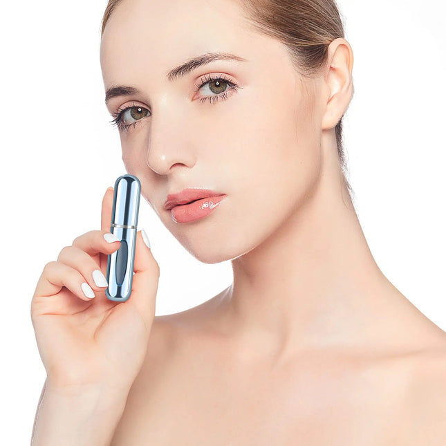 5ml Mini Portable Bottom-Filling Pump Perfume Bottle Sample Perfume Refillable Spray Bottle Empty Cosmetic Containers Set