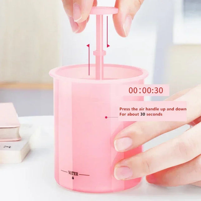 Portable Foaming Clean Tool Simple Face Cleanser Shower Bath Shampoo Foam Maker Bubble Foamer Device Cleansing Cream Reusable