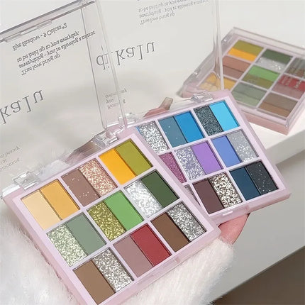 18Color Eyeshadow Palette Gliter for Eyes Shadow Palette Long Lasting Korean Eye MakeUp Eyeshadow Palette Cosmetics Eye Shadow