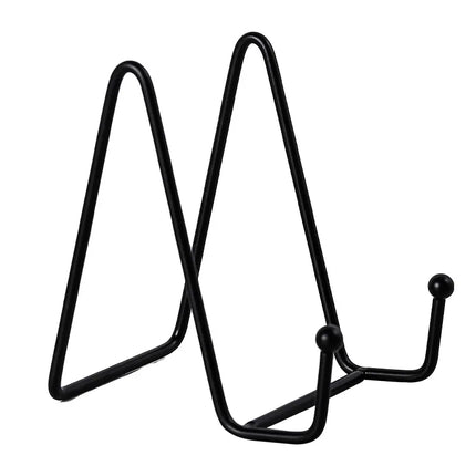 Iron Art Display Stands Storage Rack Metal Easel Stand For Photo Picture Frame Oil Painting Plate Book Organizer Shelf Holder