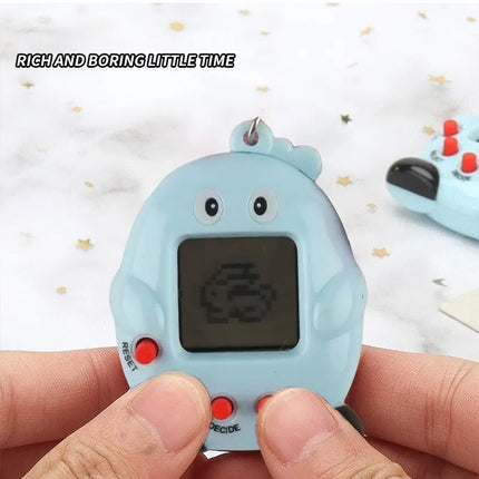 1PCs Tamagotchi Electronic Pets Gift Keyring Pets Toys Gift Penguins Mini Portable Retro Handheld Game