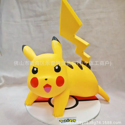 Pokemon Large Figure Squirtle Pikachu Charmander Eevee Collectible Figurine Ornament Youth Toy Birthday Gift For Fans Collectors