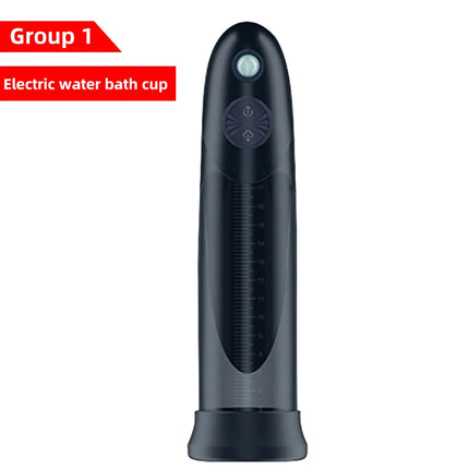Penis Pump Water Bath Penis Exerciser Penile Thicken Electric Sex toys Dick Massage Product Cock Stretch Toy for Man