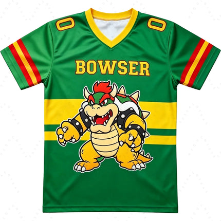 Men Women Super Mario Bros Yoshi Peach T Shirt Parents Kids Summer T-Shirt Children Short Sleeve Cartoon Top For Anime Fans Gift