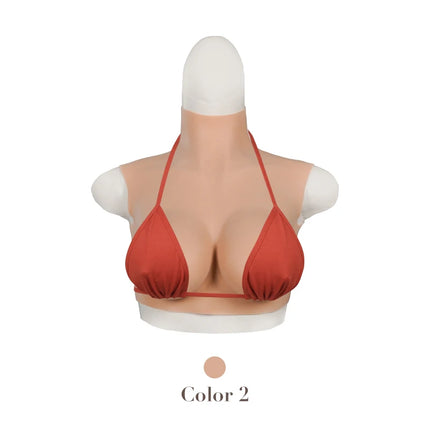 KUMIHO Realistic Silicone Breast Forms Sissy BCDEG Cup Fake Boobs Fake Chest Cosplay Men Crossdressing Transgender Drag Queen