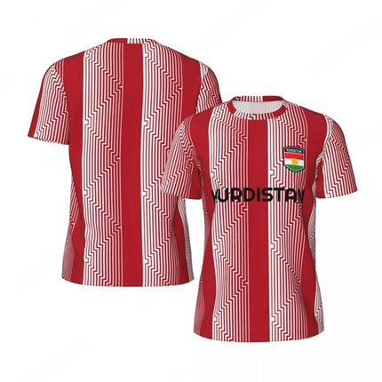 KURDISTAN 3D Print Sport Quick-dry Breathable Men T-shirt Outdoor Football Jersey Club Fan Team Short-sleeve Clothing Summer Top
