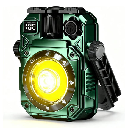 LED Work Light, Portable Work Light, Work Lights on Stand Rotatable Stand and Handle, Hook Design LED Flood Light for Workshop