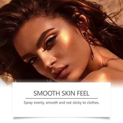 Body Liquid Highlighter Waterproof High Gloss Facial Contour Long Lasting Sequin Illuminating Moisturizing Brightening Makeup