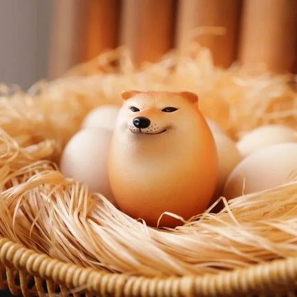 Dog Squishy Egg Toys !   Shibako Egg Shiba Inu Egg Slow Rising Squishy - Dog Egg Toy Stress Relief - Dog Eggs Decompression Toy