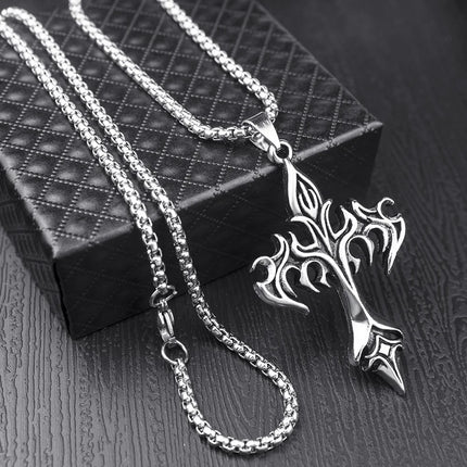 Summer Black Rhinestone Cross Jesus Pendant Choker Necklace for Women Punk Vintage Double Layers Chain 2026 Neck Boho Jewelry