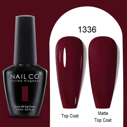 NAILCO Winter Series Color Gel Nail Polish 15ML Semi Permanent Soak Off Gel Varnishes Super Texture Gorgeous Nail Manicure Art