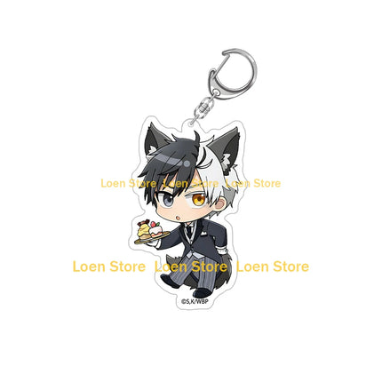 WIND BREAKER Haruka Sakura Akihiko Nirei Kyoutarou Sugishita Tasuku Tsubakino Shuhei Suzuri Wolf Butler Chibi Acrylic keychain