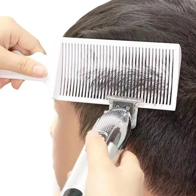 Fading Comb Professional Barber Clipper Blending Flat Top Hair Cutting Comb For Men Heat Resistant Fade Brush Salon Styling Tool