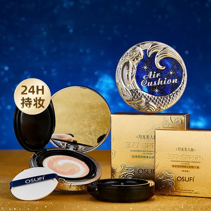 OSUFI Sunscreen Brightening Skin Concealer Face Refreshing Non greasy Makeup Base Sunscreen Lasting Makeup Cosmetics CC Cream