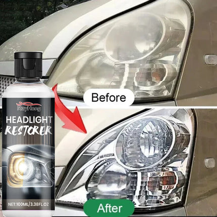 Headlight Repair Spray for Car Refurbishment Anti-Oxidation Coating Car Lamp Polishing Agent Scratch Restoration Dirt Clean