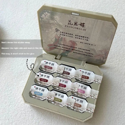 9 Grids Oil Paintting Nail Cream Gel Drawing Gel Paste 3D Texture Oil Gravel Sculpture Varnish Embossing Nail Art Gel