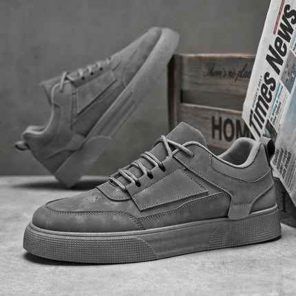 Spring and Autumn Men's Shoes New Style Low-Top Lightweight Large Size Trendy Shoes Student Fashion Versatile Thick-Soled Sports Shoes Casual Sneakers