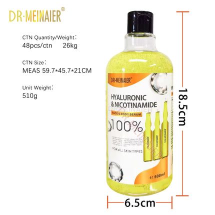 500ml AHA Moisturizing Face Serum Gentle Firming Repair Skin Arbutin Hydrating Brightening Body Serum for Women Men