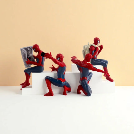 Marvel Spider Man Superhero Spiderman 7-9cm Action Figure Spider-Man Anime Collection Mini Toys Model Children Gift