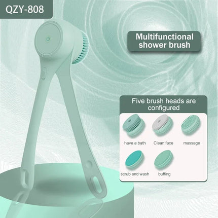 2025 Electric Body Brush Back Scrubber For Shower Electric Body Scrub Brush