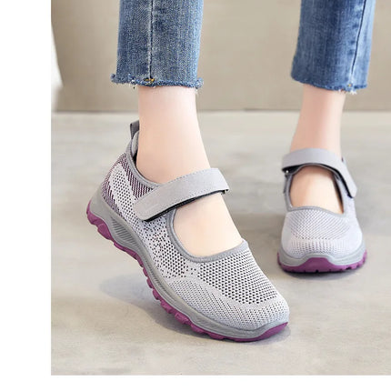 Women Shoes Breathable Vulcanized Shoes White ZapaWomen Sneakers Fashion Breathable Mesh Casual Walking Shoes Women Work Shoes