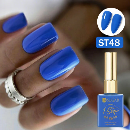 UR SUGAR 15ml 1 Step Gel Polish 3 IN 1 Red Pink Glossy Nail Soak Off LED UV Gel Nail Varnishes No Need Base Gel and Top Coat