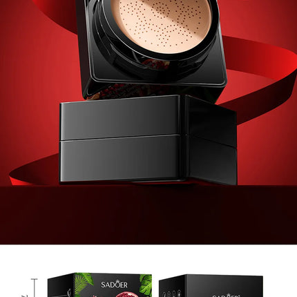Air Cushion CC Cream Mushroom Head Foundation Moisturizing Long Lasting Face Comestics Natural Brighten Face Base Tone Make Up