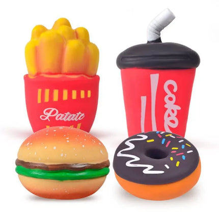 TPR Stress Relief Toys Release Decompression Squeezing Simulation Coke French fries Hamburgers Slow Rebound Birthday Gift