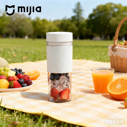 MIJIA Portable Juicer 2, Rechargeable 300ml Electric Juicing Cup Leakproof Mini Smoothie Blender Fresh Juice Maker Machine