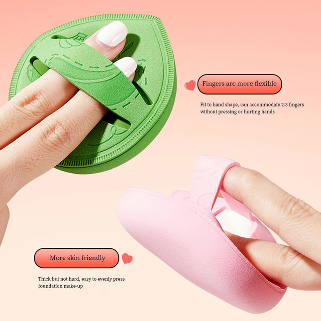 GECOMO Creative Makeup Powder Puff Wet And Dry Dual-use Sponge Thick Soft & Skin-friendly Beauty Puff Cute
