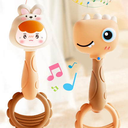Baby Hand Beat Drum Percussion Instrument Toy Set Puzzle Early Education Enlightenment Toy Safety Material Grasping Train Gift