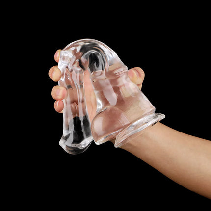 Horse Animal Simulation Dildos With Strong Suction Cup Soft Anal Plugs Fake Monster Penis Huge Manual Vibrator Sex Toys For Gays
