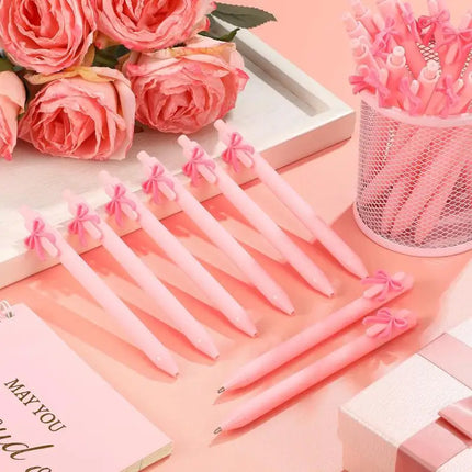 * 5PCS Pink Black Cute Butterfly Pen For Birthday Wedding Valentine's Day Carnival Celebration Party Favor Gift Bag Filler Prize
