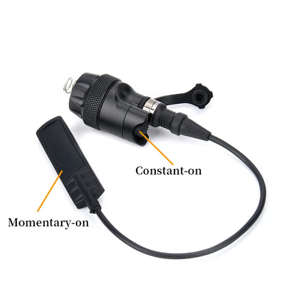 Tactical Surefire DS00 Scout Light Rear Cap Metal Tail Cap Dual Function Pressure Switch Cover Compatible with ST07 SR07 Switch