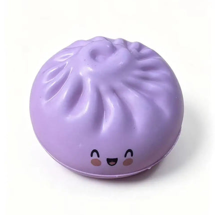 New Dumpling Pressure Dumpling Squishies Cute Colorful Bun Toy Slow Rising Stress Relief Fidget Toy for Adults Anti-Anxiety Gif