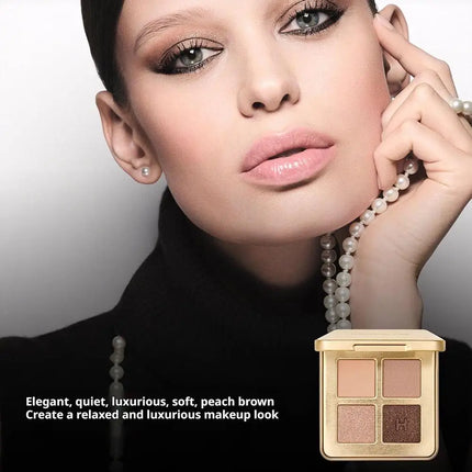 NEW Hour/glass 4-Color Eyeshadow Palette Matte Minimalist Idealist Realist Colors Lasting Pearlescent Fine Flash Eyeshadow