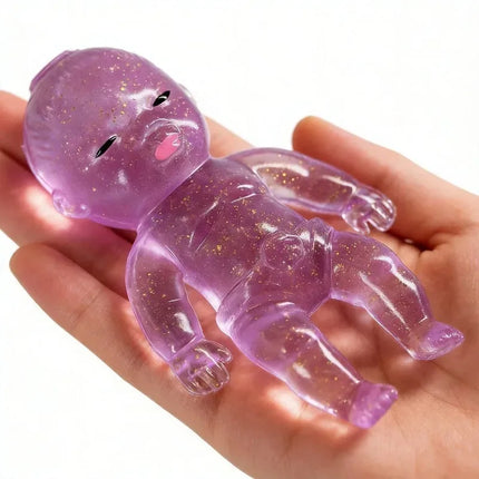 Soft Shiny Silicone Squish Toy Stretchy Slow Rebound Hand Toy Daily Mood Calming Plaything Ideal Party Present for All People