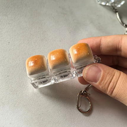 Simulation Soufflé Fiddy Squeeze Toy Pressure Relief Cream Blaster Squishy Fingertip Toy Relieving Strawberry Slow Rebound Toy